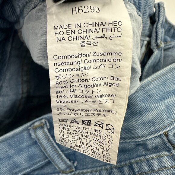 Shein Straight Leg Women's size 32 Medium Wash Blue Denim Jeans - Picture 4 of 5